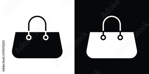 Woman purse icon or logo isolated sign symbol vector illustration - high quality black style vector icons