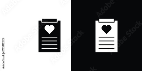 Wish list icon or logo isolated sign symbol vector illustration - high quality black style vector icons