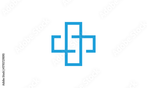 a graphic image with a medical line theme, on a white background. vector graphic base.