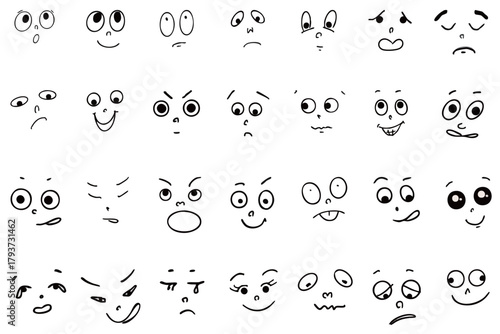 재미있는 표정, 얼굴 표정, 감정, 웃음, 미소, 놀람 등