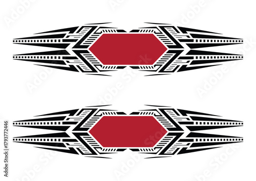 Racing Car Wrap Vector Set – Custom Motorsport Graphics, Speed Line Stripes, Performance-Themed Decals, Sport Vehicle Tuning Elements, and Modern Sticker Designs