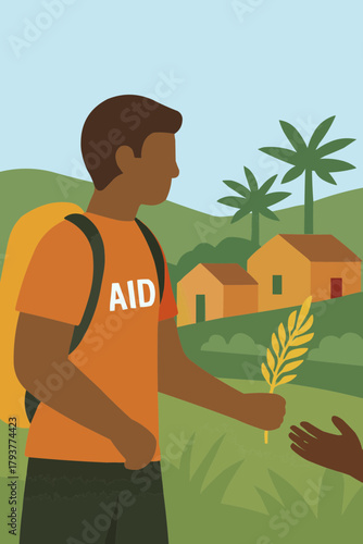 Volunteer Traveling Abroad for Humanitarian Work