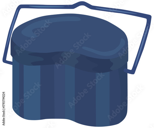飯盒のイラスト アウトドア用品 ベクター素材
