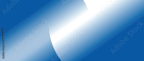 Abstract blue background with diagonal white light beam and soft glowing gradient shape suitable for modern business banner cover poster and digital design