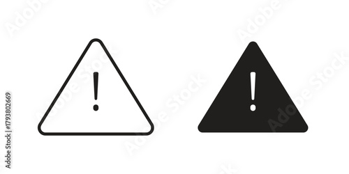 Alert icon collection with multiple styles. EPS10