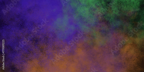 Abstract swirls of multi and black paint creating a Green Fluid Abstract Marble Texture. Neon green, black, and electric purple swirling like a witch’s potion. Spooky, fun, and full of mischief. 