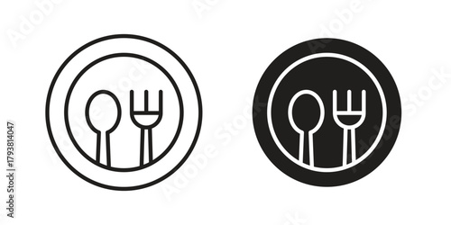 Food icon collection with multiple styles. EPS10