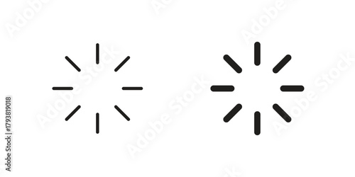 Loading icon collection with multiple styles. EPS10