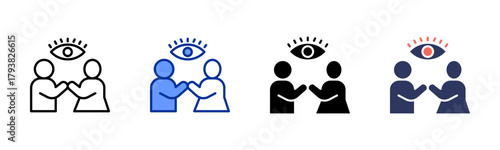 First Impression icon set multiple style collection