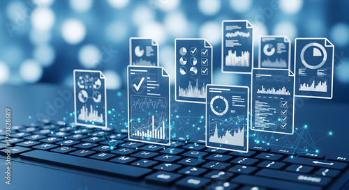 Digital Documents and Data Analysis on a Keyboard.