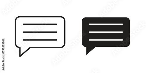 Text icon collection with multiple styles. EPS10