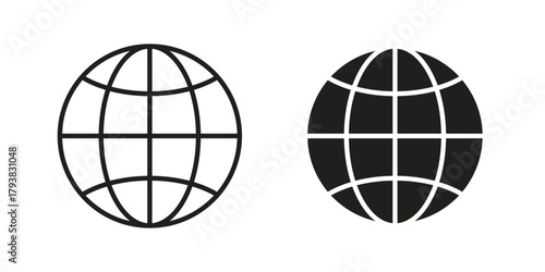 Website icon collection with multiple styles. EPS10