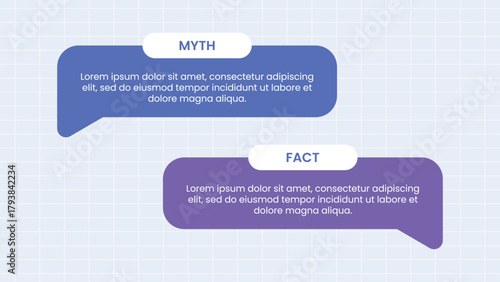 Myth vs Fact Comparison Infographic