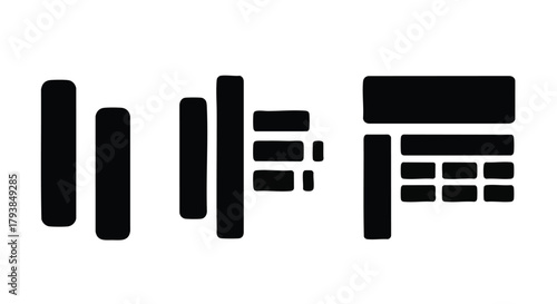 Web Design Elements for Digital Content Mockup and Wireframe Creation