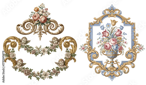 Vintage Baroque Victorian frame, border, frame, flower pattern vector floral, ornate, motif, flourish, scroll ornament leaf retro decorative design. filigree calligraphic