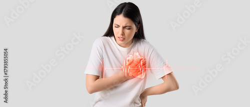 Young woman suffering from ...