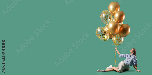 Beautiful young woman with ...
