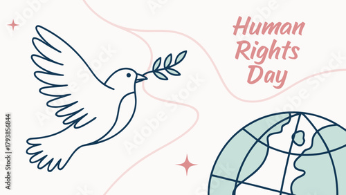 Human rights for all advocacy campaign promoting equality and social justice worldwide today and always