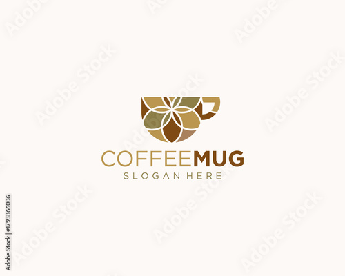 Coffee mug logo