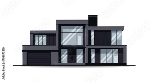 Modern Architectural Design: A Striking Visual Representation of Contemporary Urban Housing