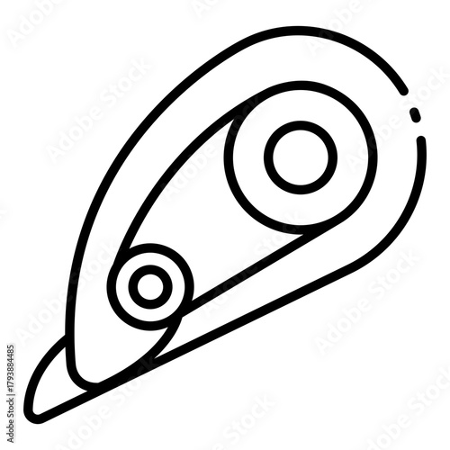 correction tape icon for editing, school, writing