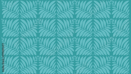 seamless square leaves and branch patterns. Green leaves in square  shape.  For poster, leaflet, wallpaper, background and template.