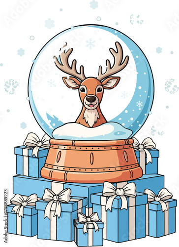 A whimsical scene of four pairs of legs wearing colorful socks hanging upside down over a fireplace with purple flames in a modern living room.