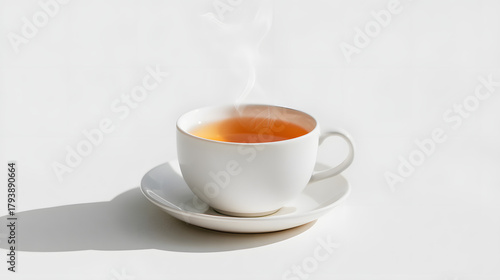hot tea cup, generation AI 