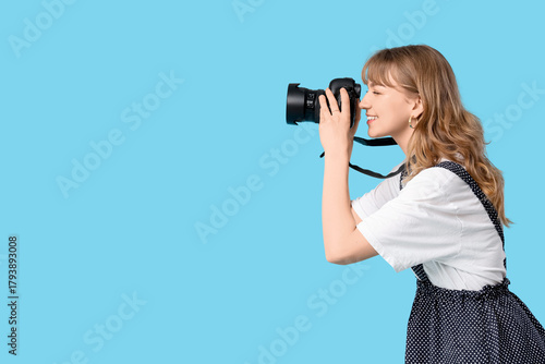 Beautiful young woman with ...