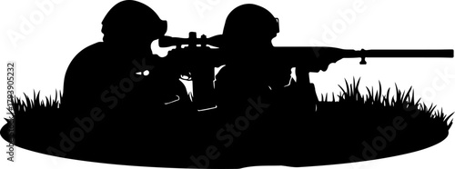 silhouette of a soldier with gun, silhouette, gun, soldier, rifle, military, weapon, war, black, person, people, illustration, vector, army, armed, shoot, shooter, music, shooting, aiming
