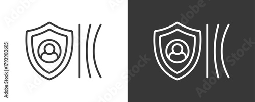 Resilience Icon Set Vector Collection Isolated In Black And White
