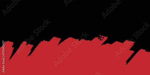 Grunge texture effect background. Distressed rough dark abstract textured. Black isolated on red.vector eps10