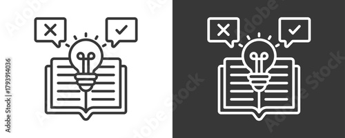Feasibility Icon Set Vector Collection Isolated In Black And White