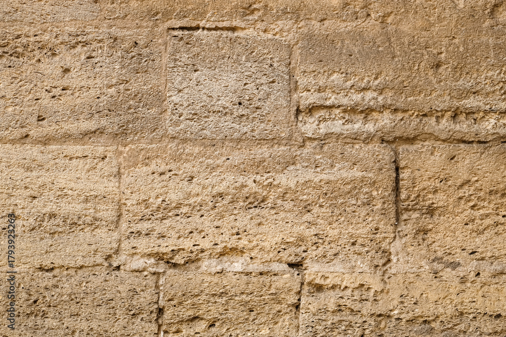 Obraz premium Texture of old stone wall as background