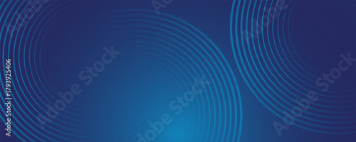 Dark blue dynamic abstract vector background with diagonal lines. 3d business presentation banner cover for sales event evening party. Fast moving circles, soft wave lines and decoration lines. Eps 10
