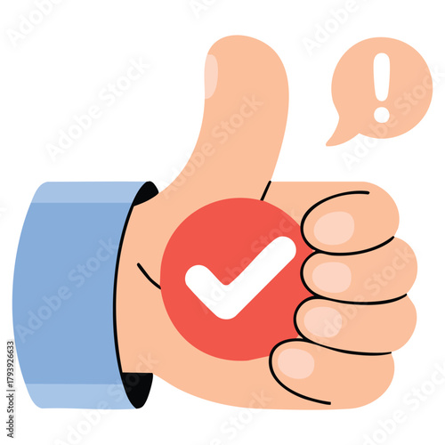 Dependability reliability concept illustration isolated vector illustration on white background