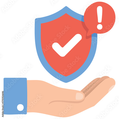 Reliable dependability concept design isolated vector illustration on white background