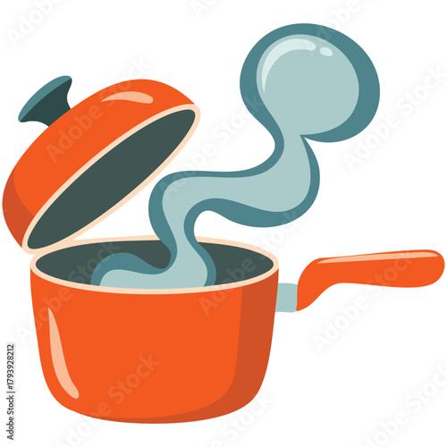 Cooking tools kitchen equipment flat design isolated vector illustration on white background