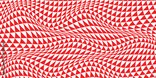 simple red triangle wave pattern art for banner poster background.