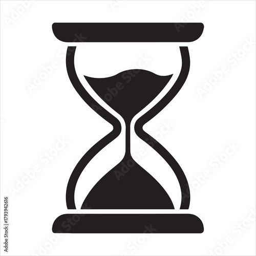 hourglass vector illustration