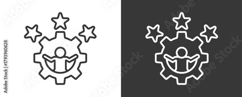 Skills Icon Set Vector Collection Isolated In Black And White
