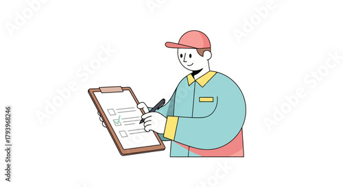 Male Doctor Holding Clipboard and Reviewing Medical Charts in a Hospital Setting