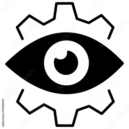 Engineering Vision Gear Icon