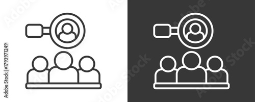 Identification Icon Set Vector Collection Isolated In Black And White