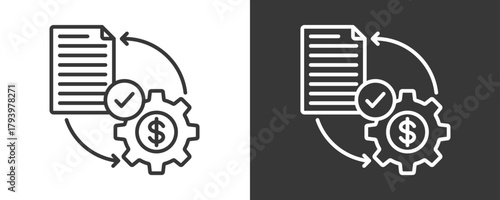 Iteration Icon Set Vector Collection Isolated In Black And White