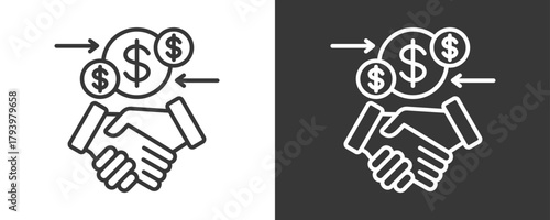 Assistance Icon Set Vector Collection Isolated In Black And White