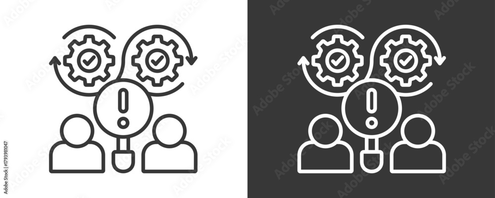 Obraz premium Analysis Icon Set Vector Collection Isolated In Black And White