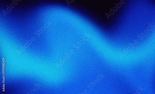 Dark black blue grainy noise grungy texture color gradient abstract background, with shine light and glow template web banner poster backdrop header design