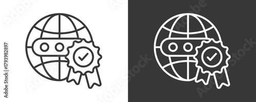 Iso Icon Set Vector Collection Isolated In Black And White