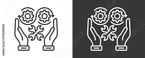 Skills Icon Set Vector Collection Isolated In Black And White